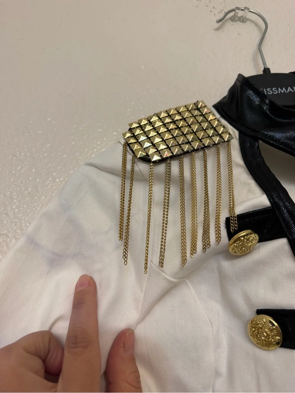 Weissman dance costume white ring master suit Michael Jackson Confident 10349 MC